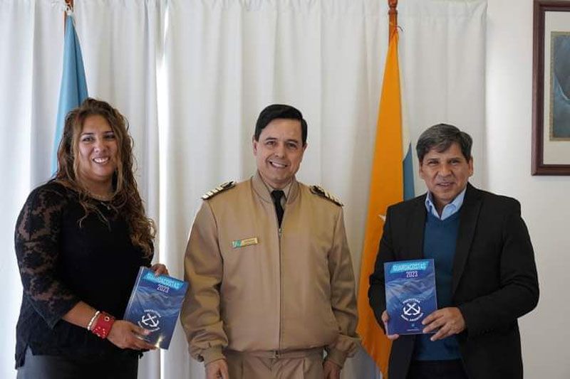 Pino recibió al nuevo jefe de la Prefectura Ushuaia