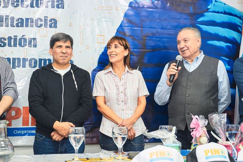 Los candidatos Pino, Ferreyra y López se presentaron en el CCNA
