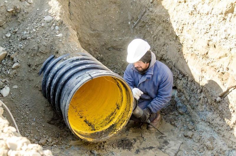 Avanza la construcción de pluviales en el barrio Ecológico
