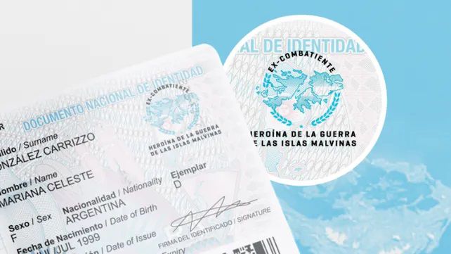 Nuevo DNI para ex combatientes de Malvinas  