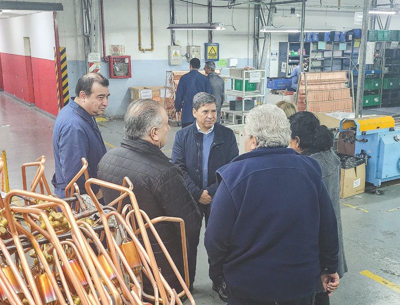 Pino y Ferreyra renovaron su apoyo a la industria fueguina