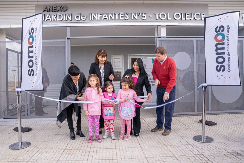 Se inauguró el anexo del Jardín de Infantes “Tol Olejce” 