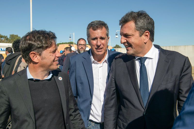 Massa y Kicillof inauguraron el gasoducto América 