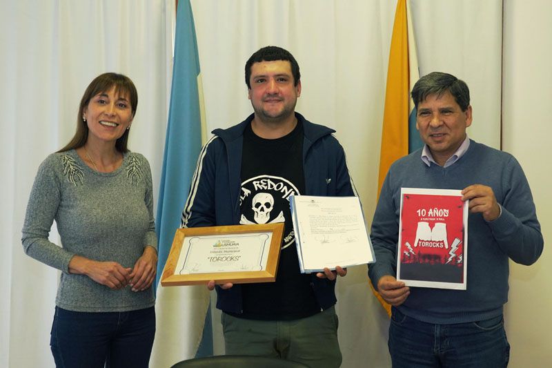 El Concejo Deliberante entregó una distinción a la banda local ‘Torocks’