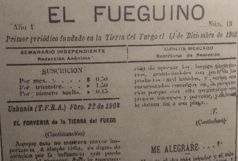 Sale un número especial de ‘Eco Fueguino’ por fecha patria