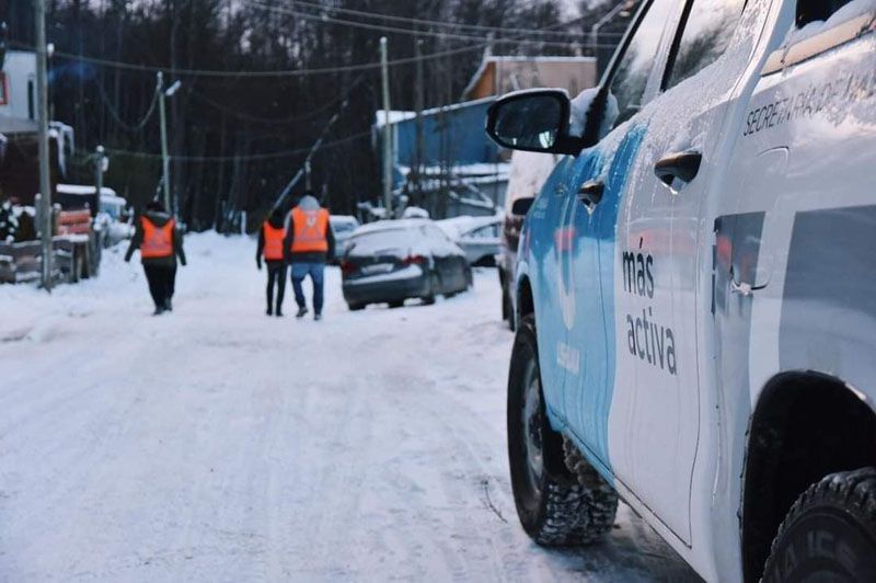 La Municipalidad de Ushuaia trabaja para garantizar la transitabilidad