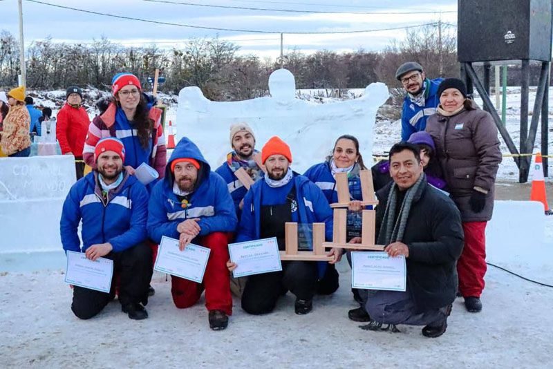 Exitosa edición del Festival de Esculturas en Hielo en Tolhuin