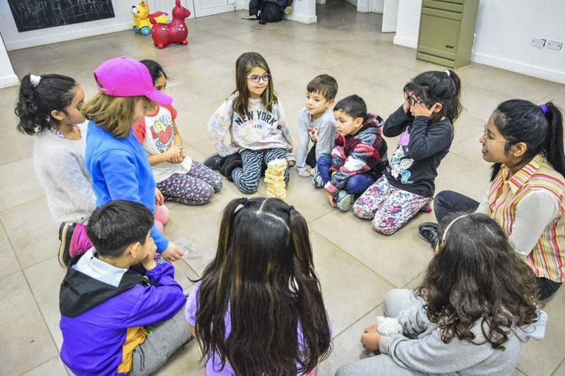 La ‘Juegoteca Barrial Comunitaria’ ofrece actividades en vacaciones de invierno