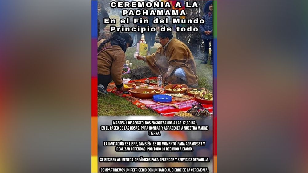 La Municipalidad acompañará la Ceremonia a la Pachamama