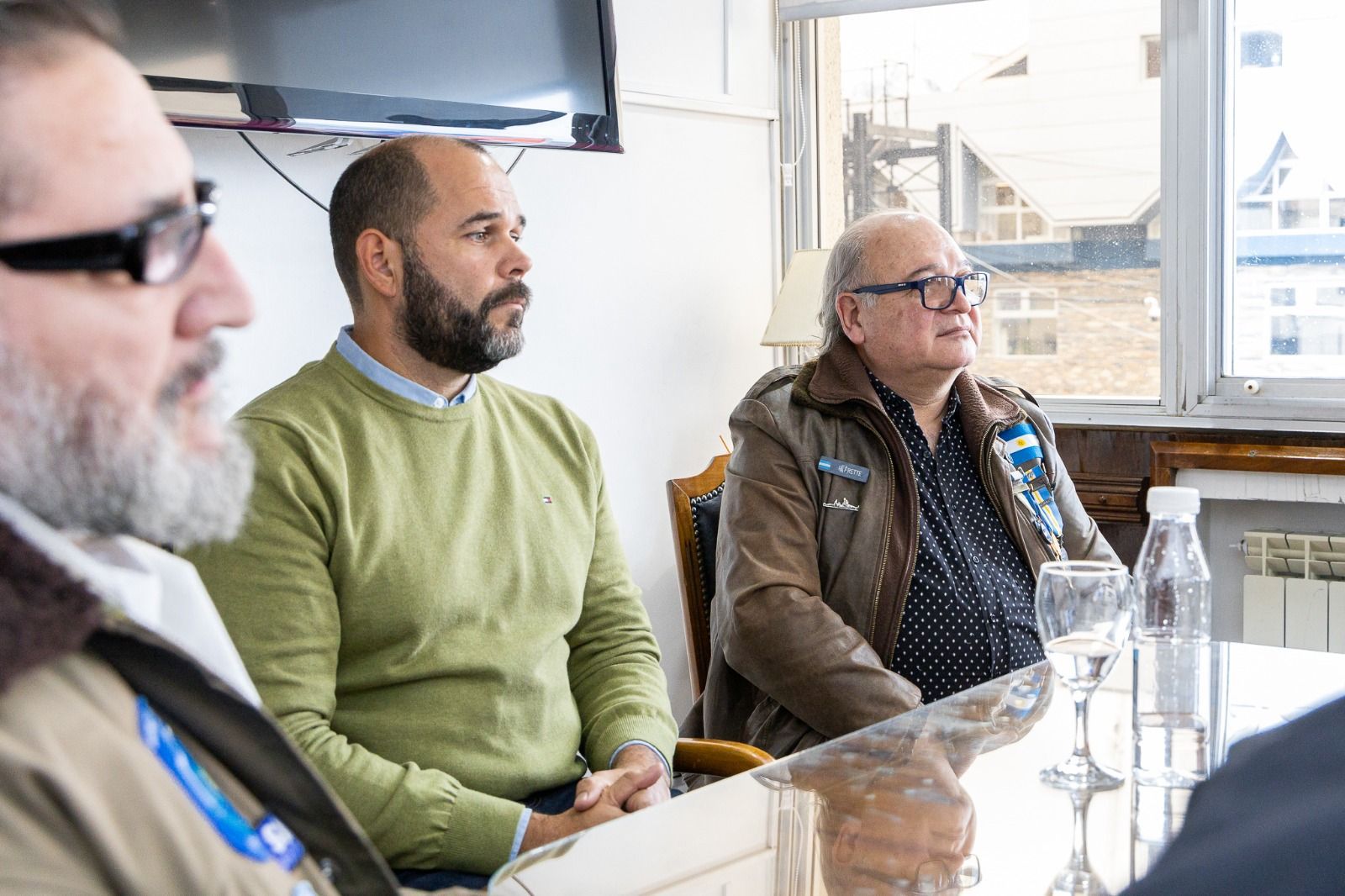 Radar en Tolhuin: Ex combatientes estuvieron en Casa de Gobierno