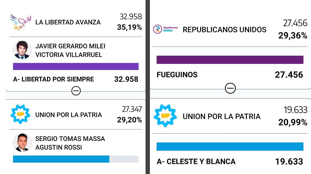 “La Libertad Avanza” fue la fuerza más votada en Tierra del Fuego 