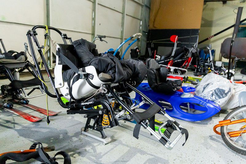 Se recibió equipamiento para discapacidad y deporte adaptado