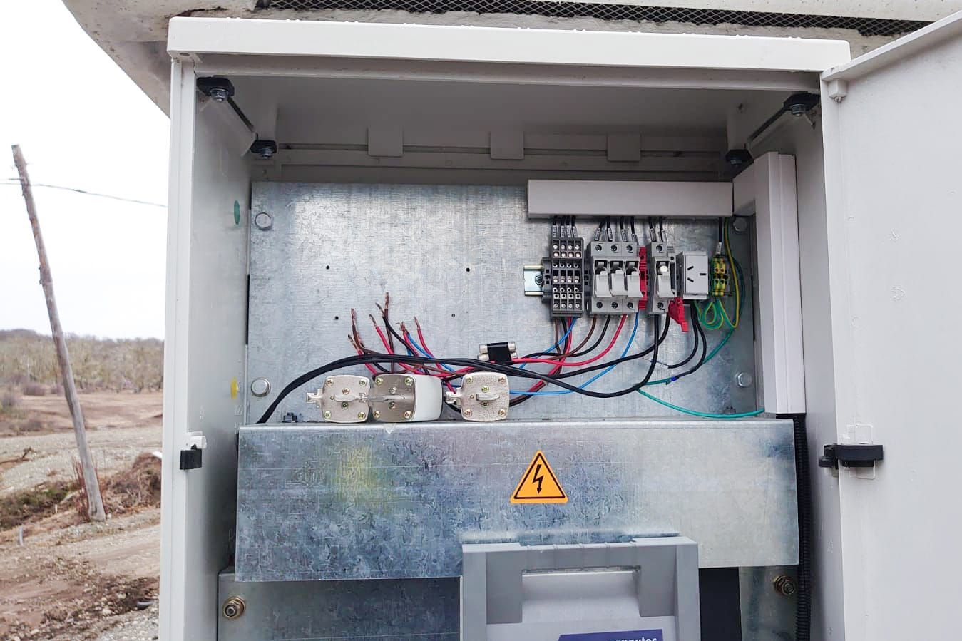 La DPE dio de baja el suministro eléctrico