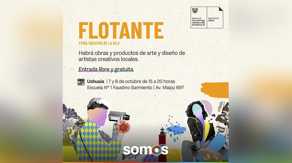 Llega a Ushuaia ‘Flotante – Feria Creativa de la Isla’ 
