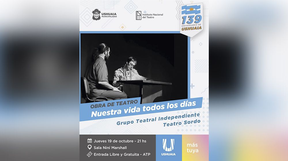 La Secretaría de Cultura invita a la obra teatral ‘Nuestra vida todos los días’