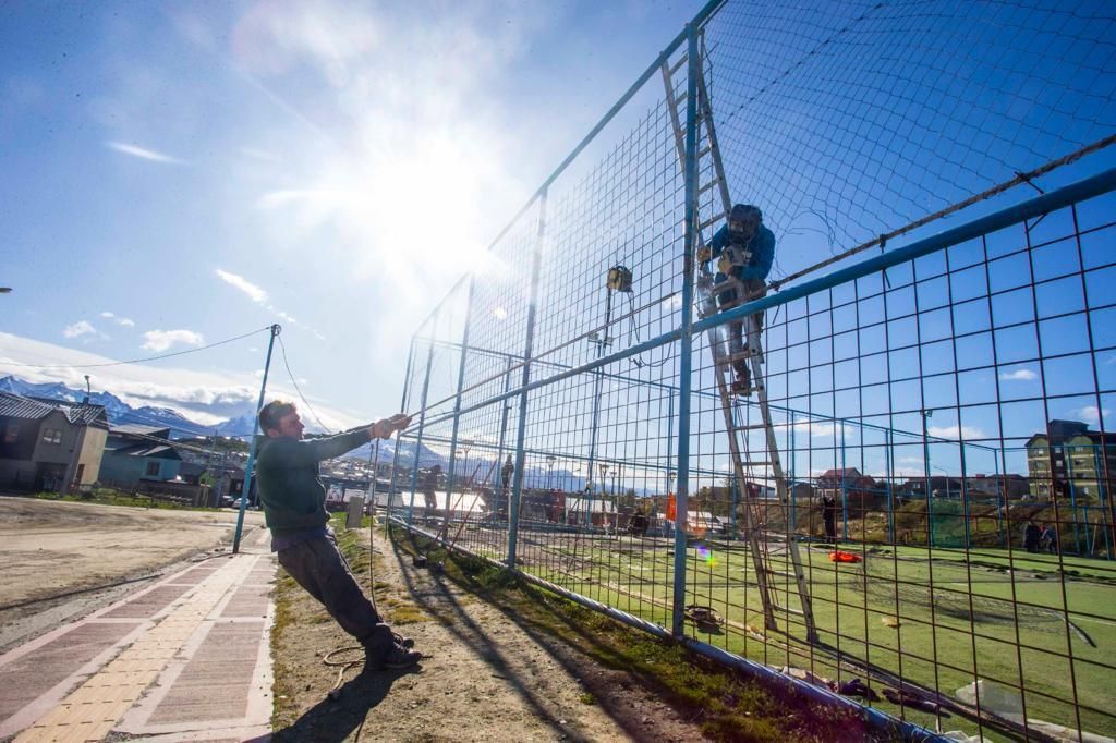 Avanzan los trabajos de reacondicionamiento de espacios públicos 