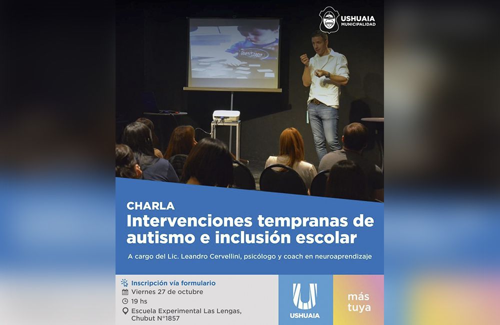 Se realizará la charla ‘Intervenciones Tempranas de Autismo e Inclusión Escolar’