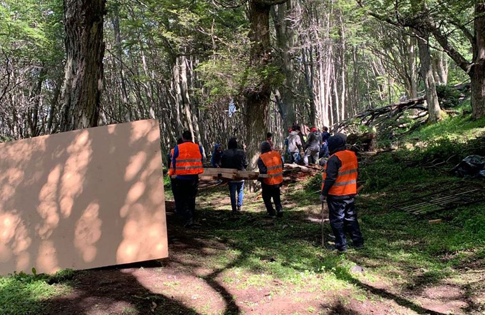 Continúa el desarme de casillas precarias 