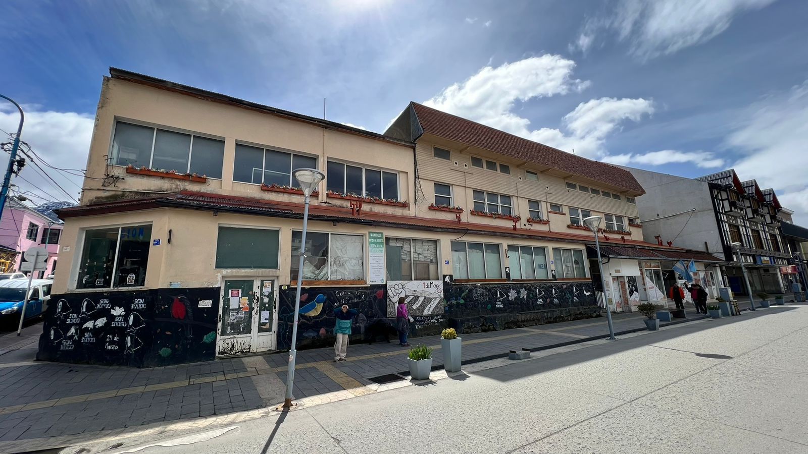 Un edificio abandonado en el Corazón de Ushuaia