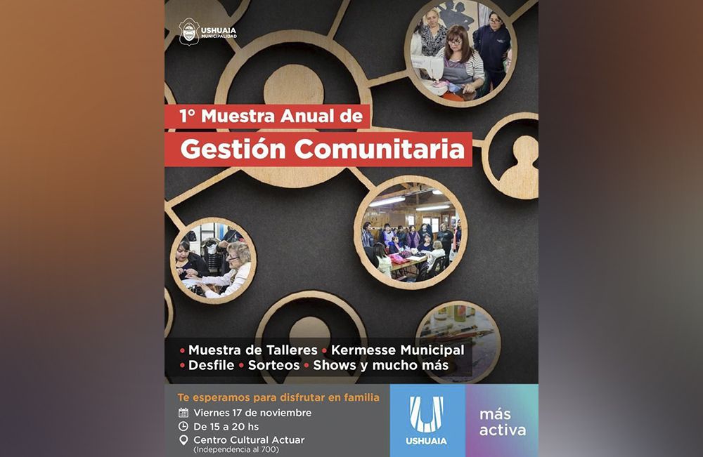 Se realizará la primera Muestra Anual de Gestión Comunitaria