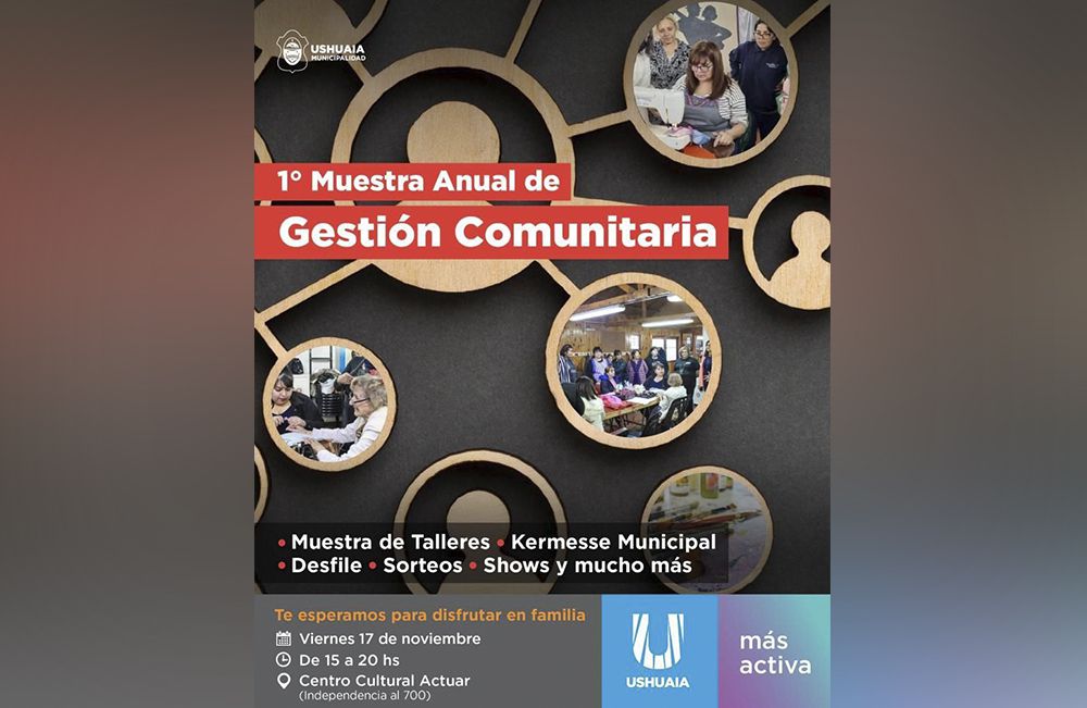 Este viernes se presentará la 1ª Muestra Anual de Gestión Comunitaria