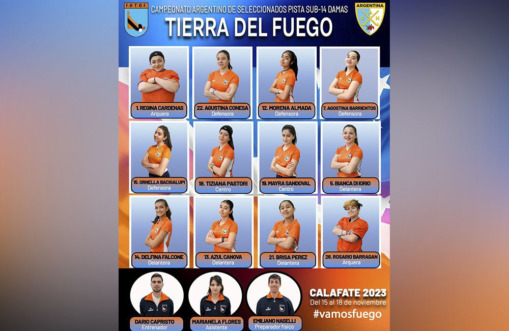 Las selecciones de hockey pista de TDF compiten en El Calafate