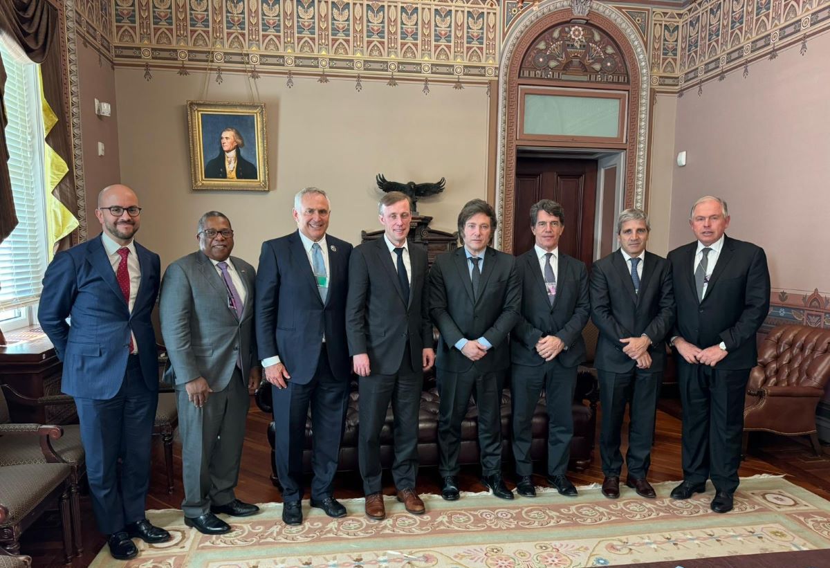 Milei se reunió con Jack Sullivan y Juan González en la Casa Blanca
