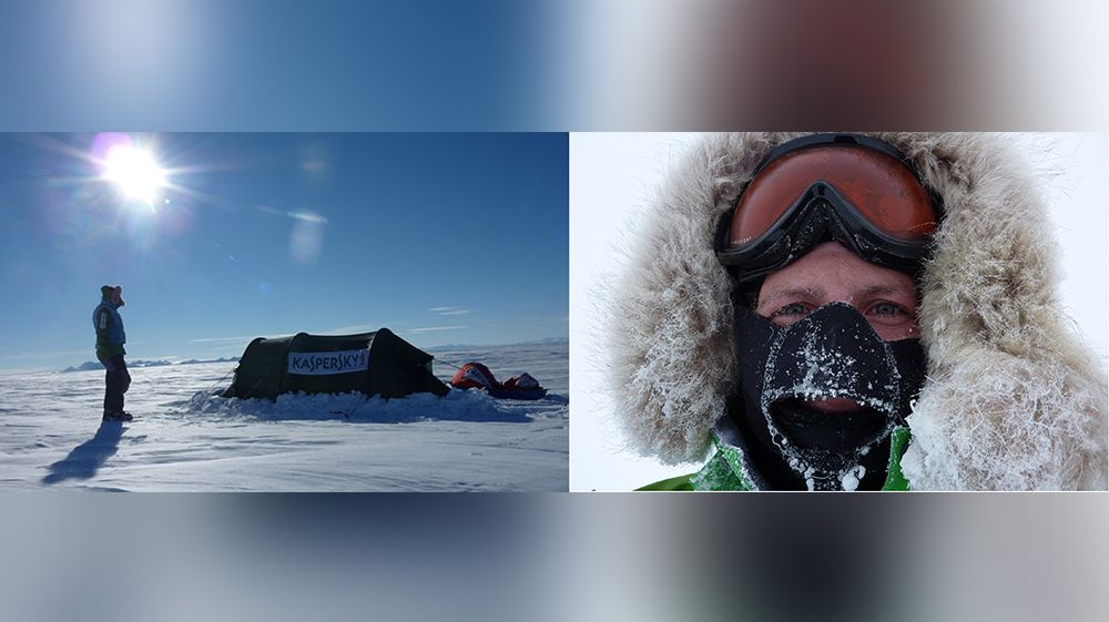 Mujer recorre sola 1744 kilómetros del continente antártico