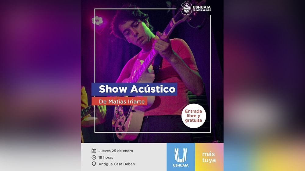 Show acústico de Matías Iriarte 