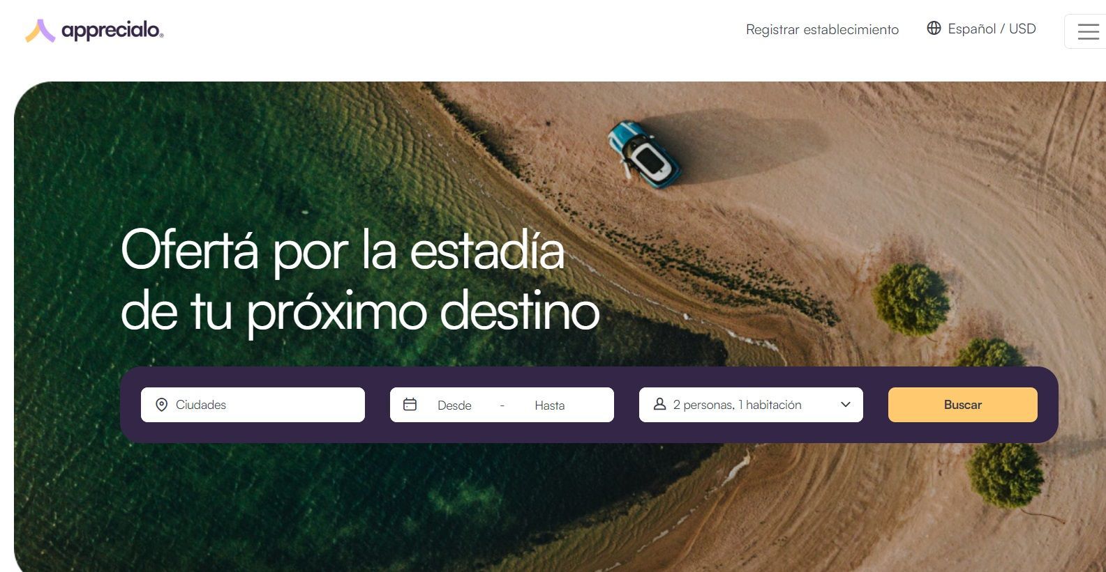 Innovadora app local para reservas hoteleras