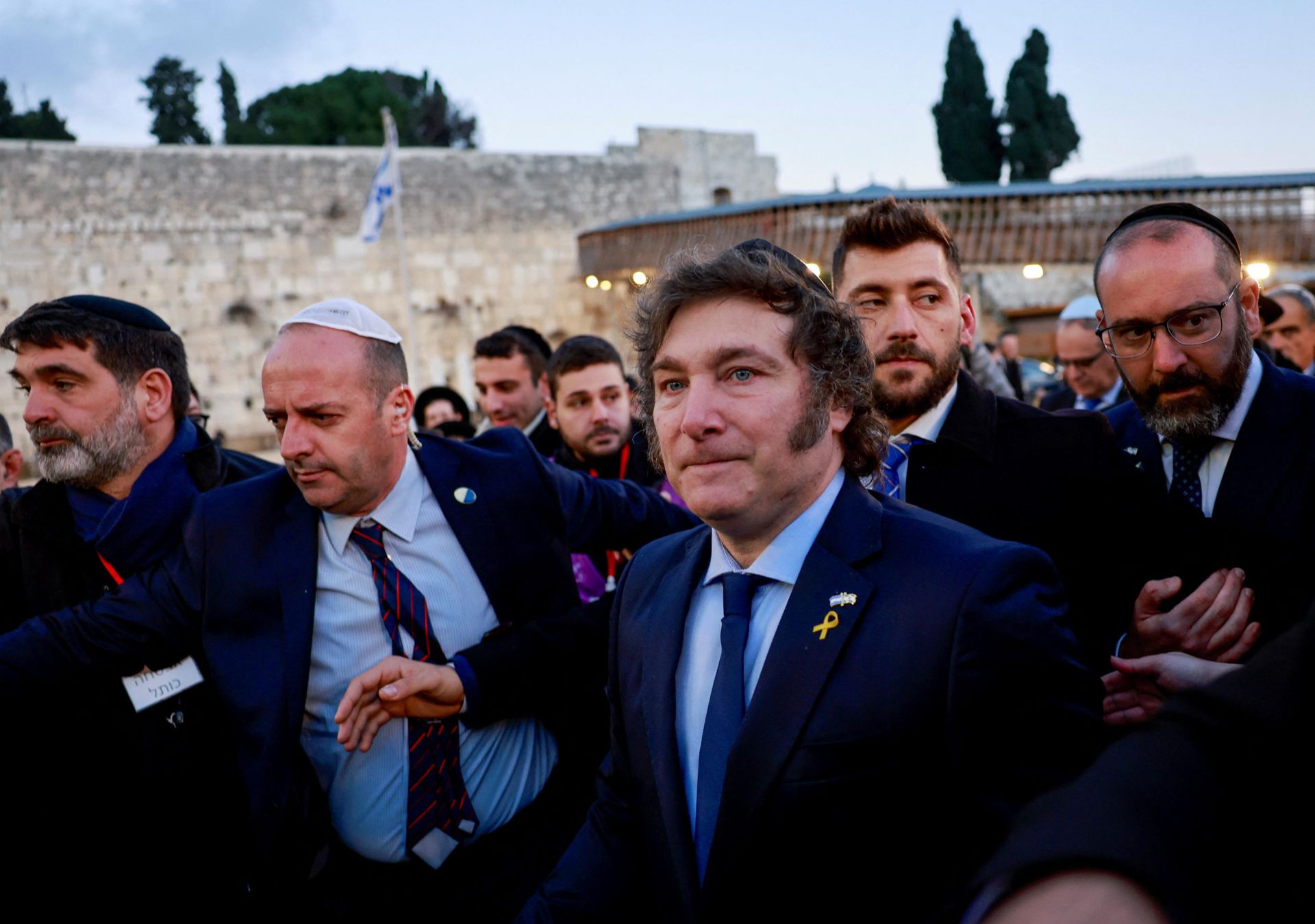 El presidente Milei inició su gira internacional en Israel