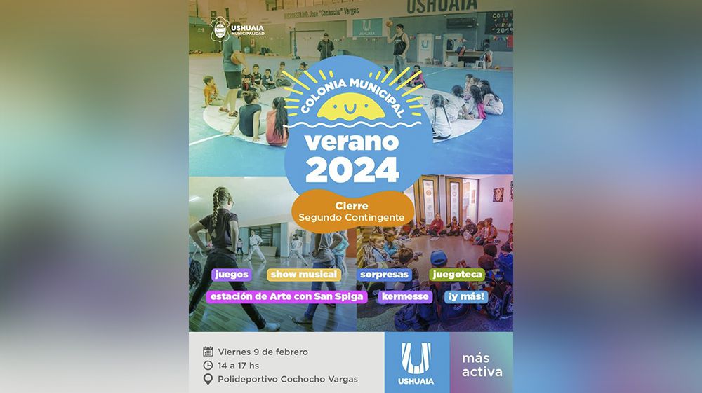 Se realizará este viernes el cierre de la ‘Colonia Municipal Verano 2024’