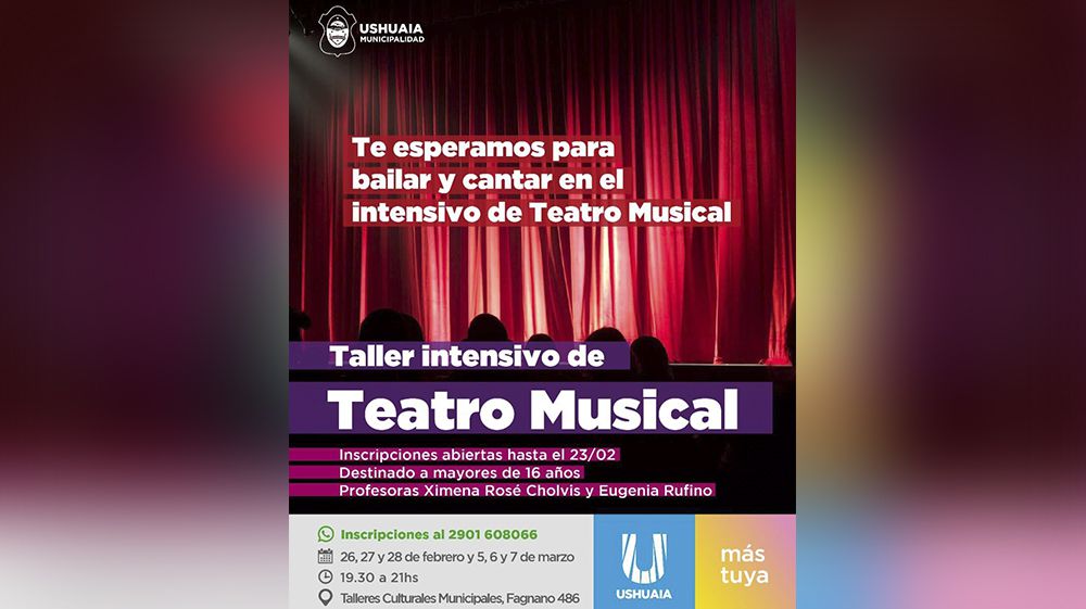 Cultura municipal invita a los talleres de clown, teatro musical y teclados 
