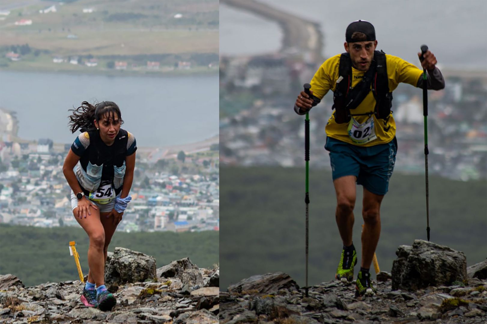 Franco Isorna y Marcia Cuevas se quedaron con la Vuelta al Cerro del Medio