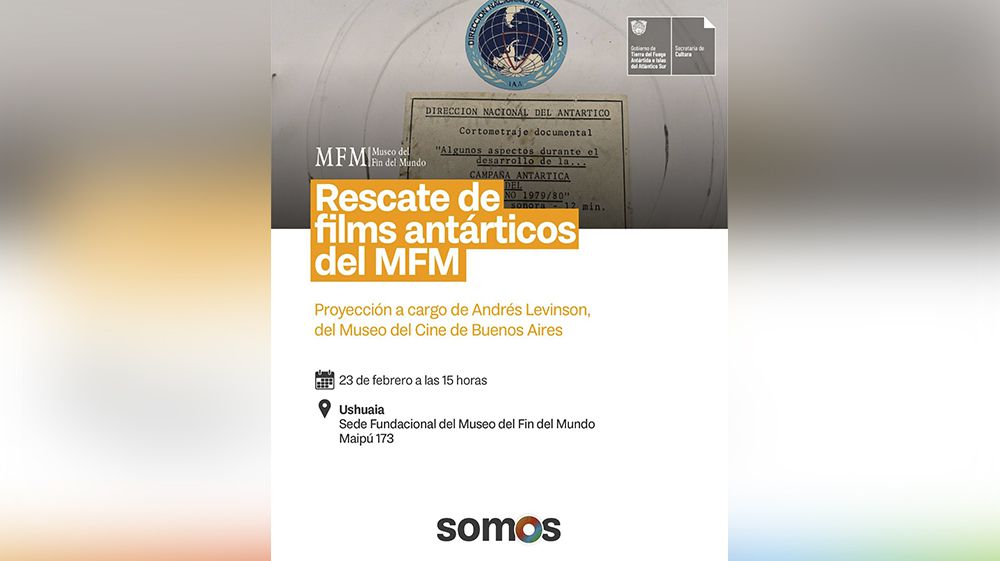 Llega el ‘Rescate de films antárticos’ al Museo del Fin del Mundo