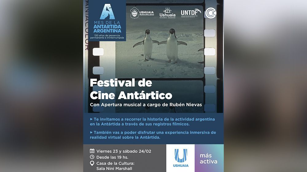 Se realizará en Ushuaia el ‘Festival de Cine Antártico’