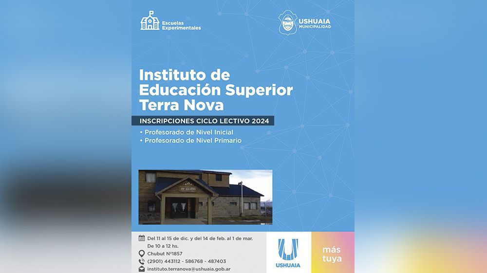 Continúan las inscripciones para el Instituto ‘Terra Nova’
