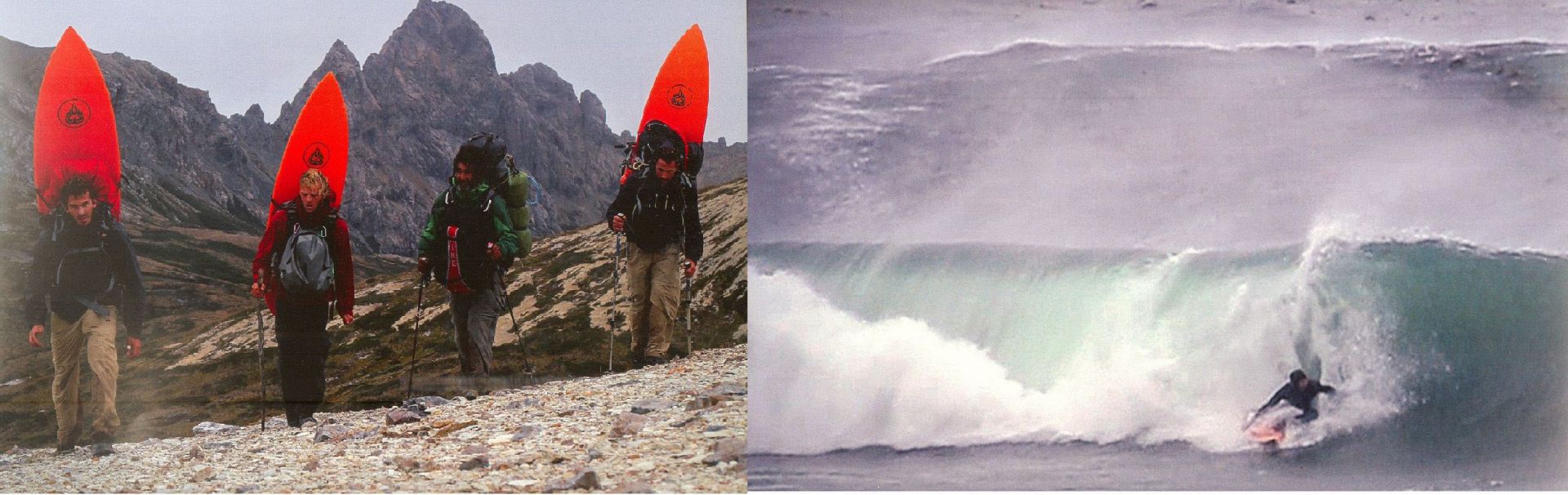 Surfean por primera vez en las cercanías de península Mitre