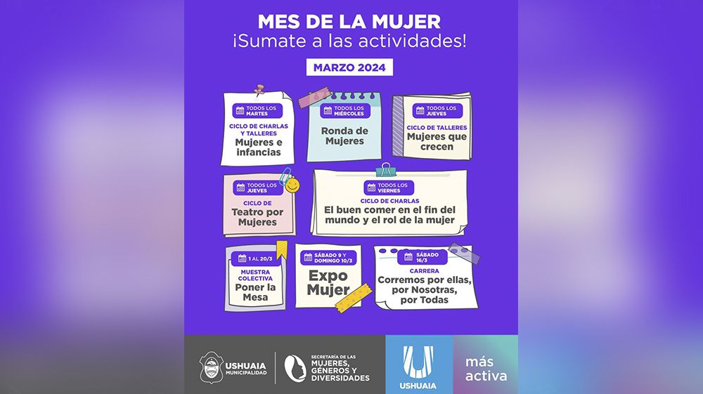 La Municipalidad invita a las actividades por el ‘Mes de la Mujer’