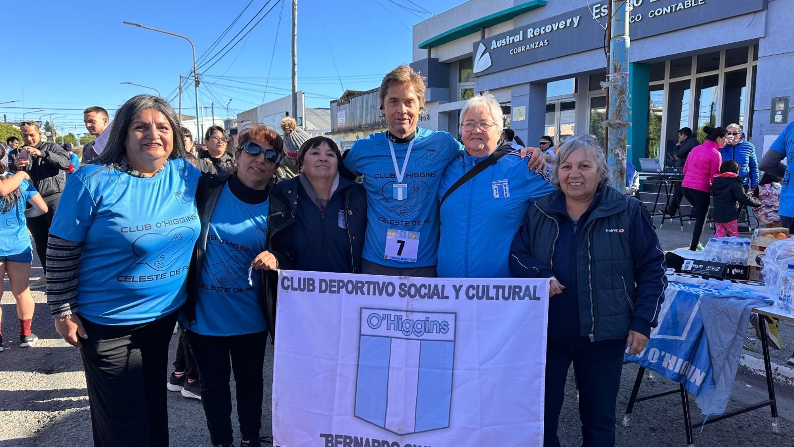 Sciurano participó de la carrera solidaria “Celeste de pie”