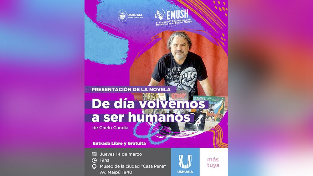 Se presentará la novela ‘De día volveremos a ser humanos’ de ‘Chelo’ Candia 