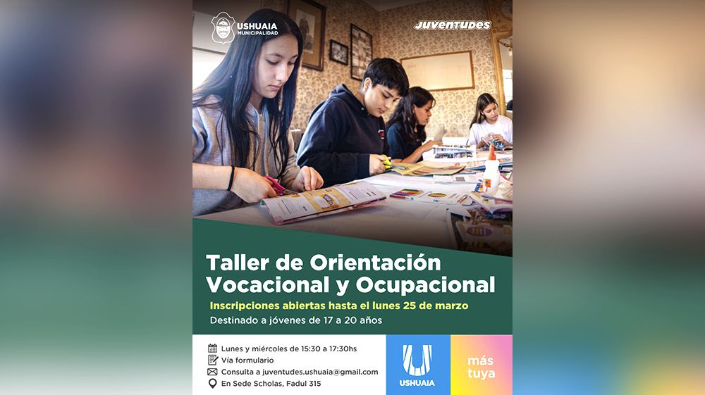 Comienza el Taller de Orientación Vocacional y Ocupacional para jóvenes 