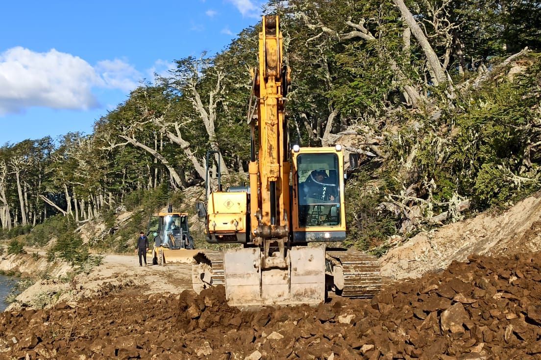 Trabajos de mantenimiento en la Ruta 23 