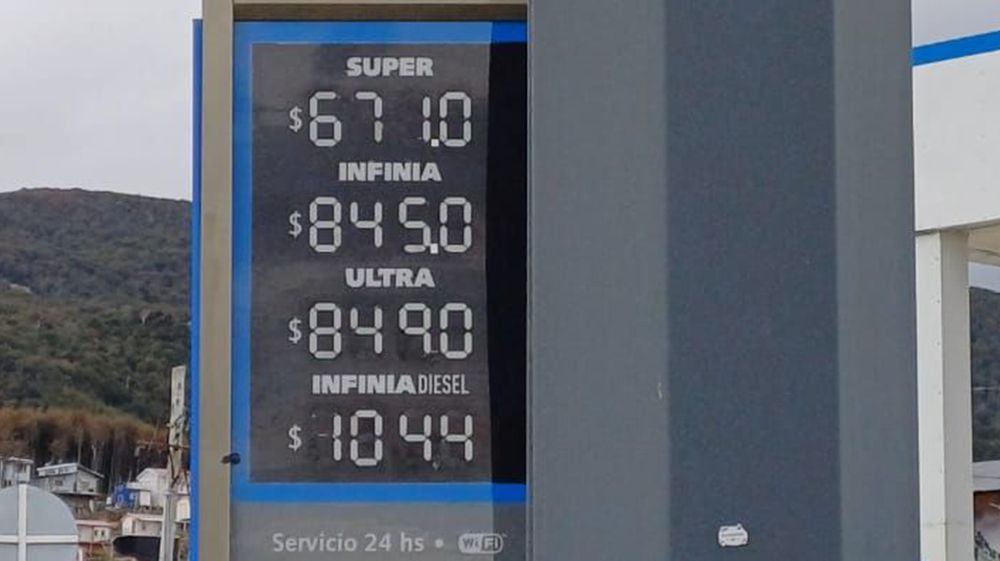 Los combustibles aumentaron un 4,7% 