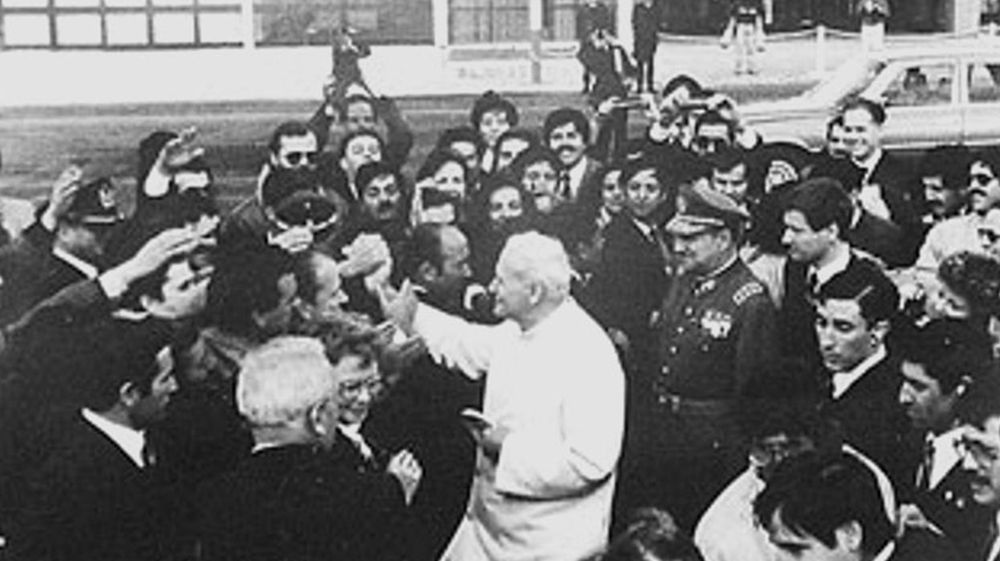 Asegurada la paz, el papa Juan Pablo II arriba a Punta Arenas