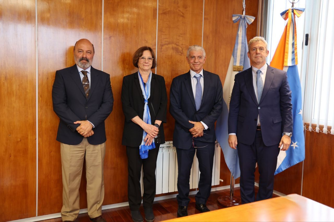 Los jueces del Superior Tribunal recibieron al ministro Cúneo Libarona