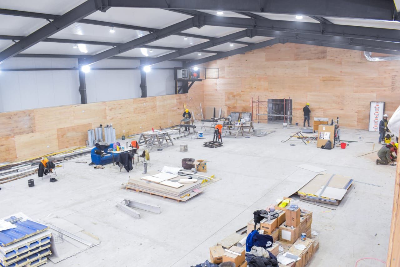 Avanza la obra del gimnasio del Club Garibaldi