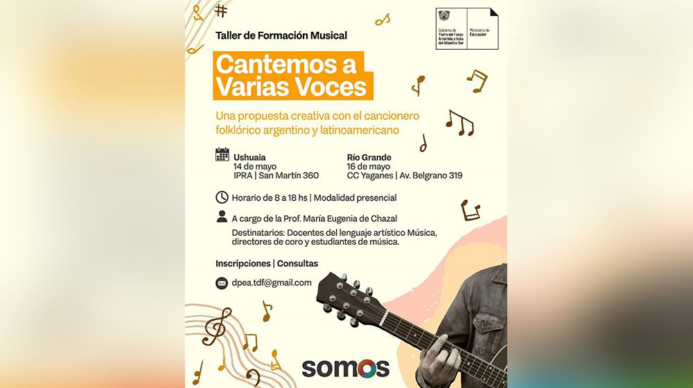 Se realizará el trayecto formativo ‘Cantemos a varias voces’ para docentes