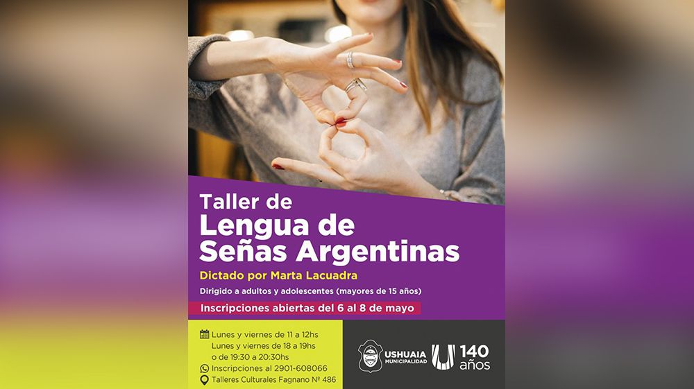 La Municipalidad dictará un nuevo taller de ‘Lengua de Señas Argentinas’