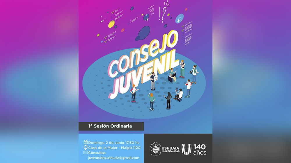 La Municipalidad realizará la primera sesión del Consejo Juvenil